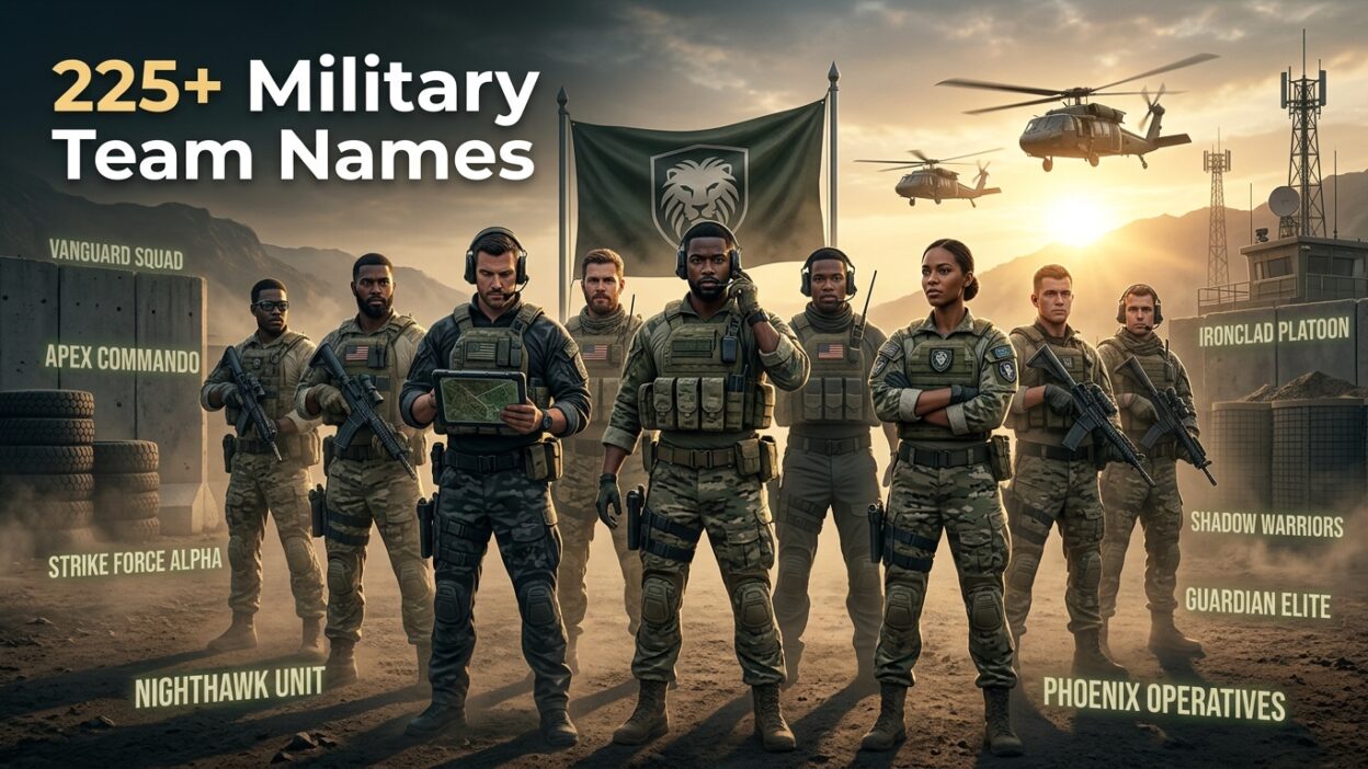military team names