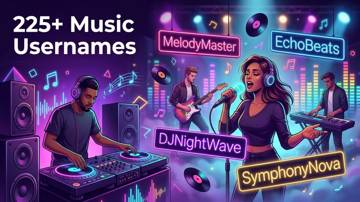 music usernames
