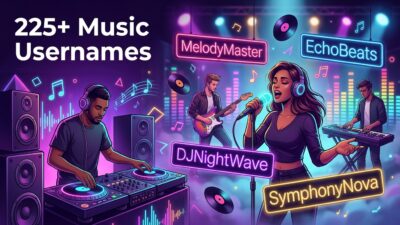 music usernames