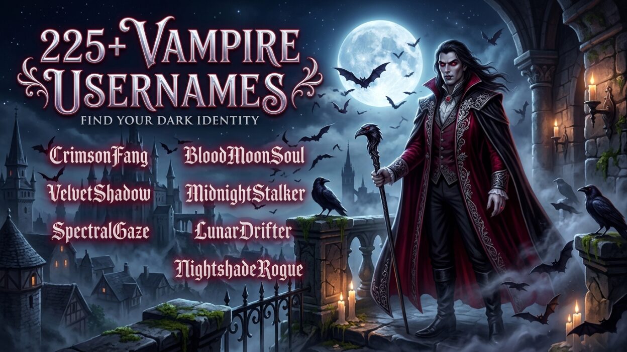vampire usernames