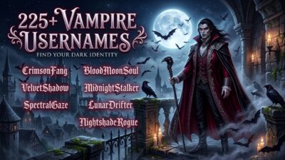 vampire usernames