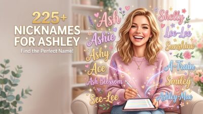 nicknames for ashley