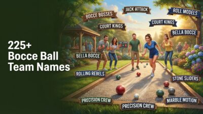 bocce ball team names