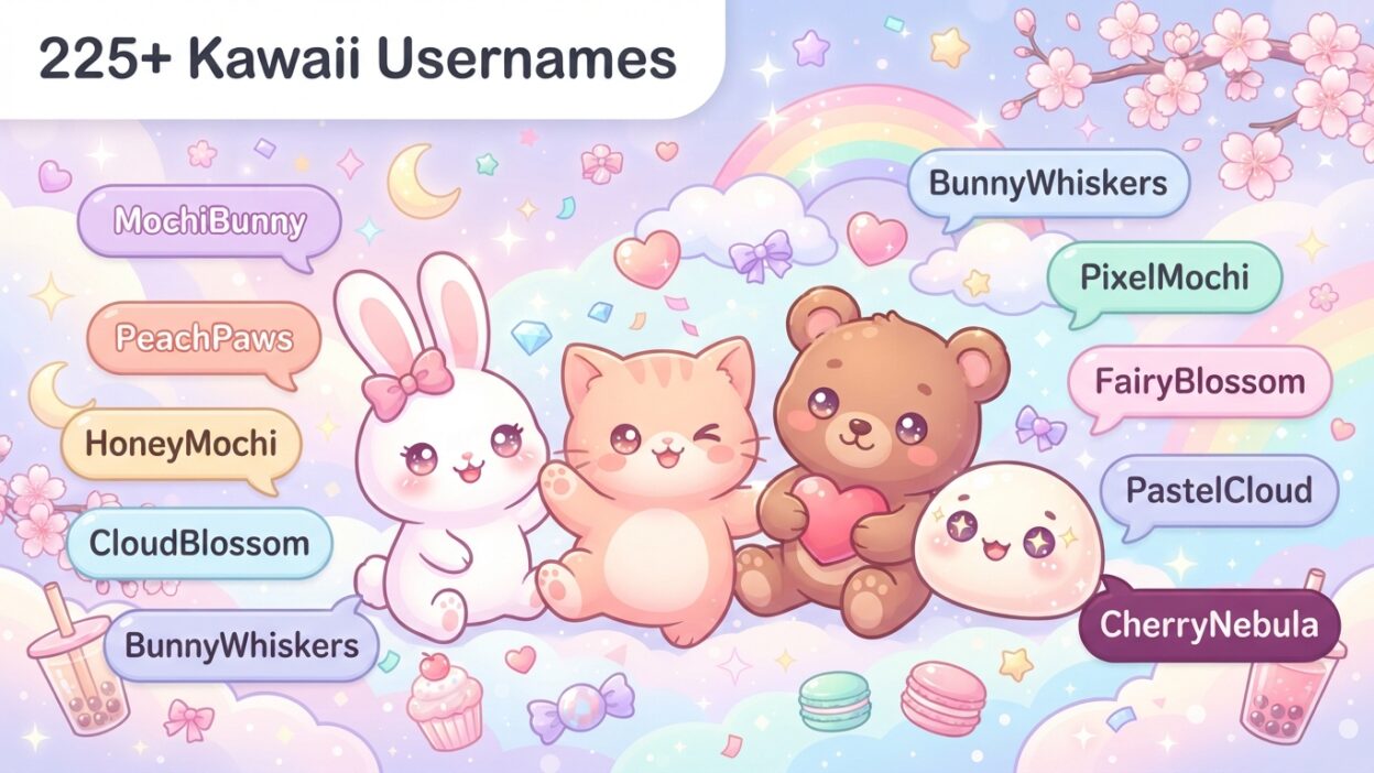 kawaii usernames