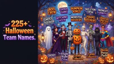 halloween team names