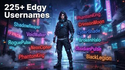 edgy usernames