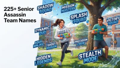 senior assassin team names