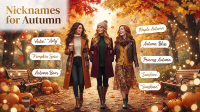 nicknames for autumn