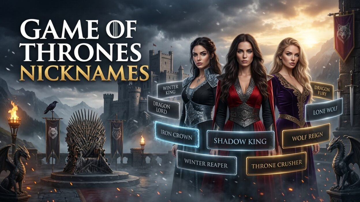 game of thrones nicknames
