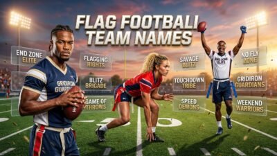 flag football team names