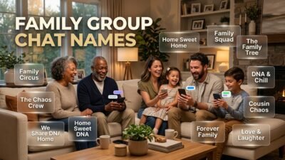 family group chat names