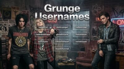 grunge usernames